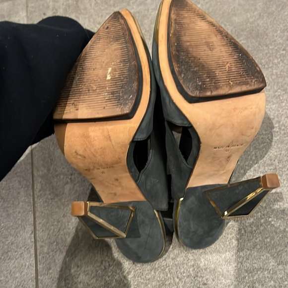 Unique Top Shop rock and roll sling back heel size 38 (7.5) - Picture 7 of 9